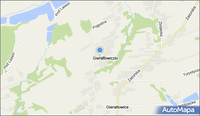 Gierałtowiczki, Gierałtowiczki, mapa Gierałtowiczki