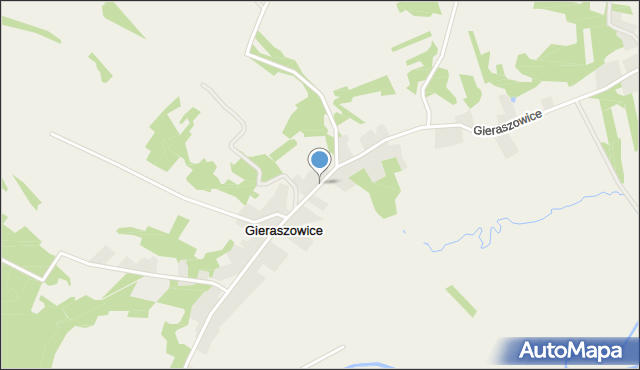 Gieraszowice, Gieraszowice, mapa Gieraszowice