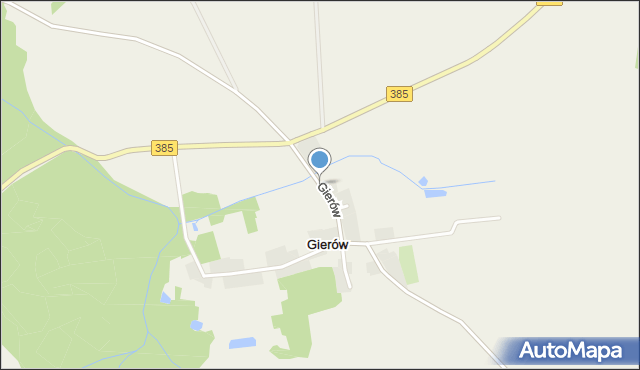 Gierów, Gierów, mapa Gierów