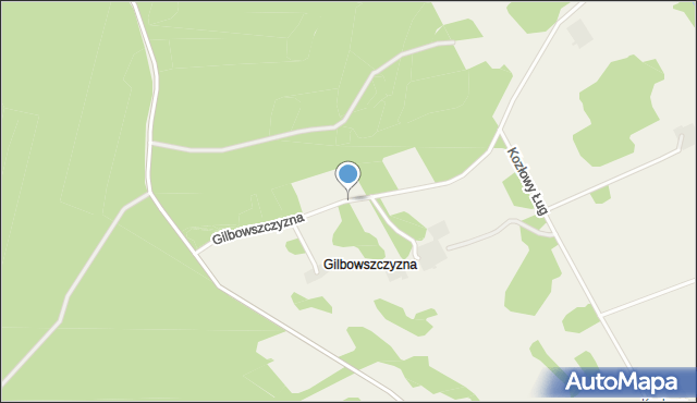 Gilbowszczyzna, Gilbowszczyzna, mapa Gilbowszczyzna