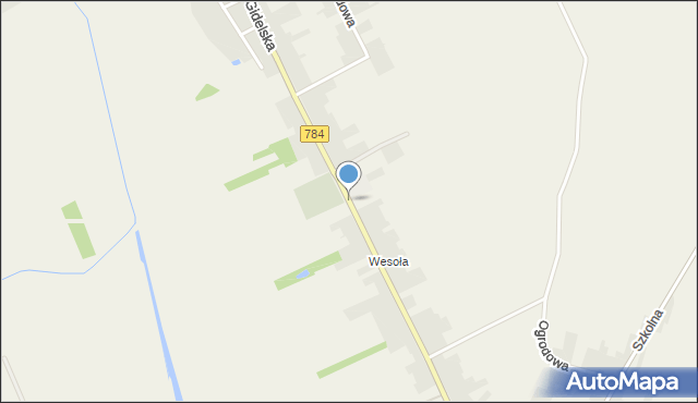 Pławno gmina Gidle, Gidelska, mapa Pławno gmina Gidle