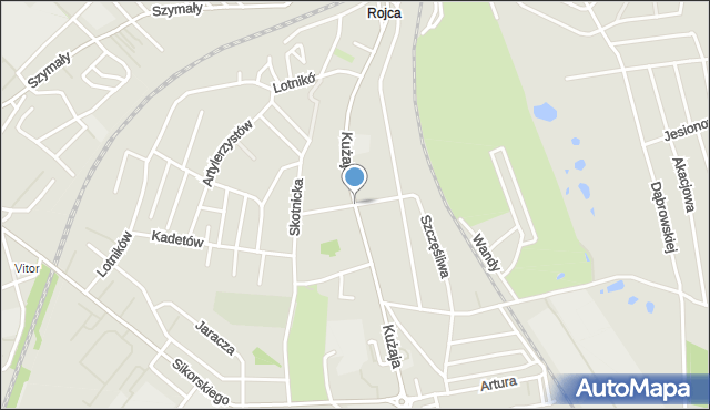 Radzionków, Gierymskiego Aleksandra, mapa Radzionków