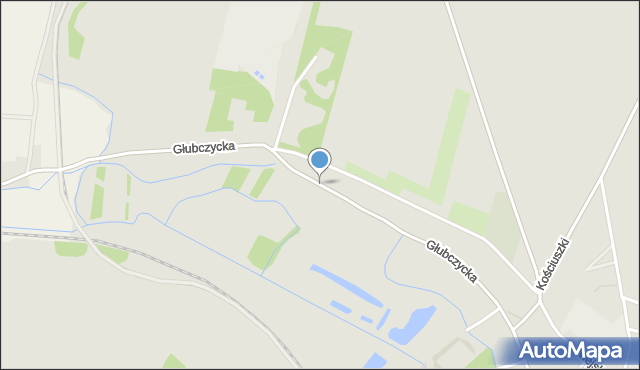 Baborów, Głubczycka, mapa Baborów