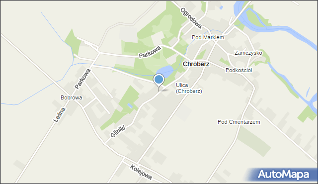 Chroberz, Gliniki, mapa Chroberz