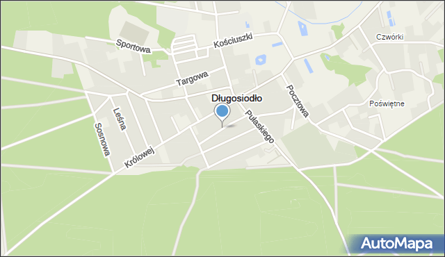 Długosiodło, Głowackiego Bartosza, mapa Długosiodło