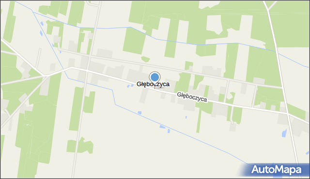 Głęboczyca, Głęboczyca, mapa Głęboczyca