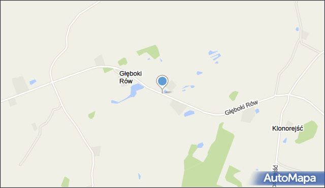 Głęboki Rów, Głęboki Rów, mapa Głęboki Rów