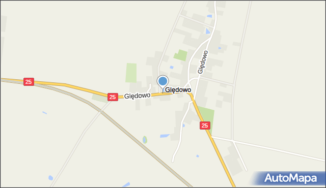 Ględowo, Ględowo, mapa Ględowo