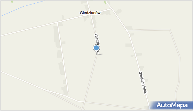 Gledzianów, Gledzianów, mapa Gledzianów