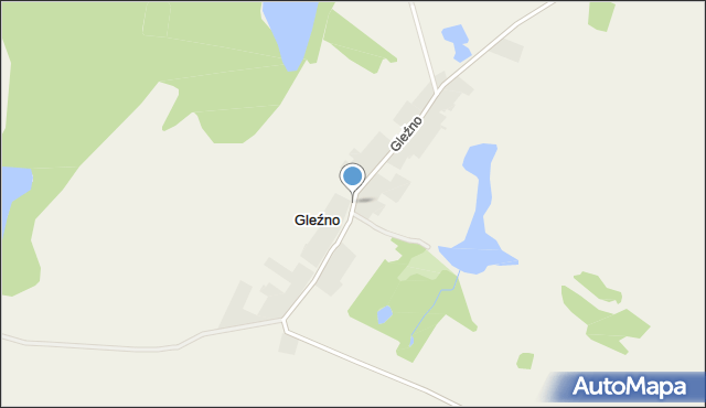 Gleźno, Gleźno, mapa Gleźno