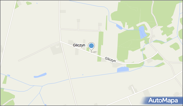 Gliczyn, Gliczyn, mapa Gliczyn