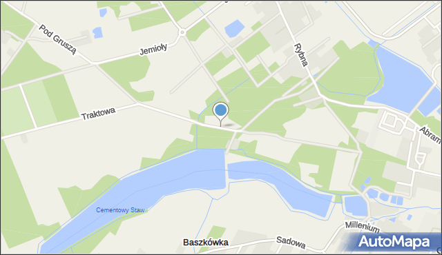 Głosków gmina Piaseczno, Głosków, mapa Głosków gmina Piaseczno