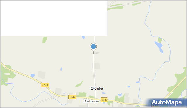 Główka gmina Gołdap, Główka, mapa Główka gmina Gołdap