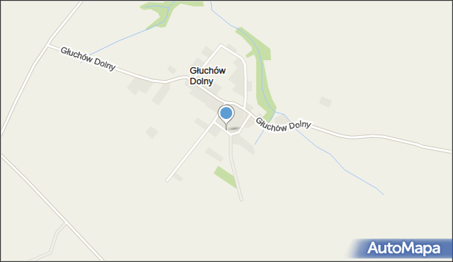 Głuchów Dolny, Głuchów Dolny, mapa Głuchów Dolny