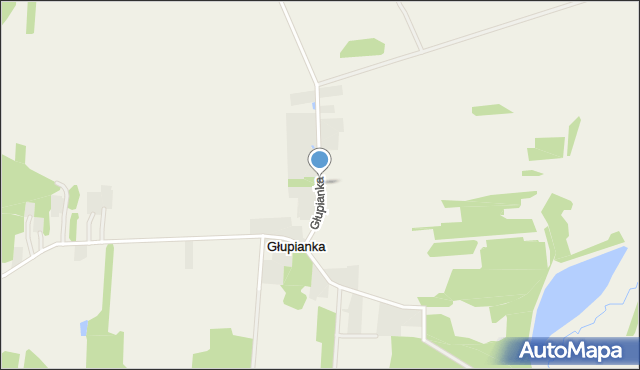 Głupianka, Głupianka, mapa Głupianka