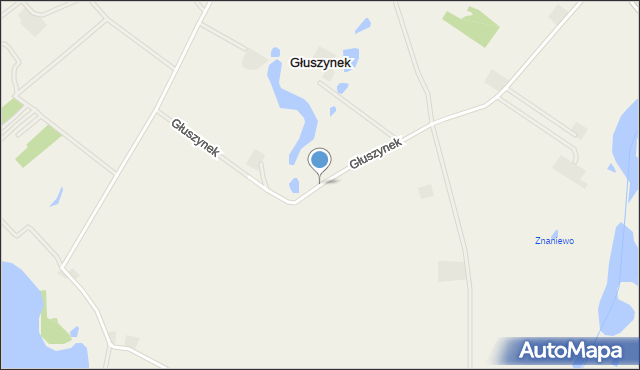 Głuszynek, Głuszynek, mapa Głuszynek