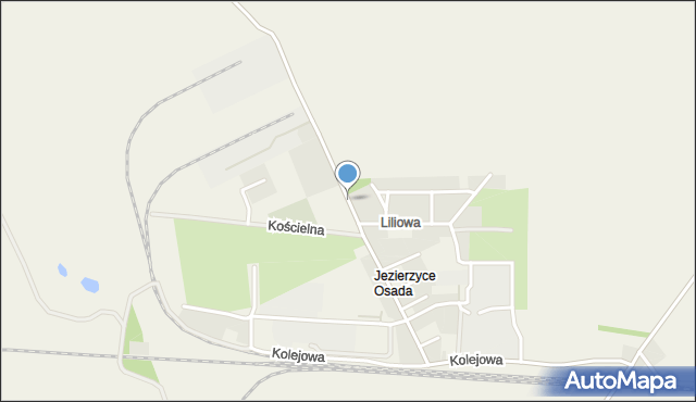 Jezierzyce gmina Słupsk, Główna, mapa Jezierzyce gmina Słupsk