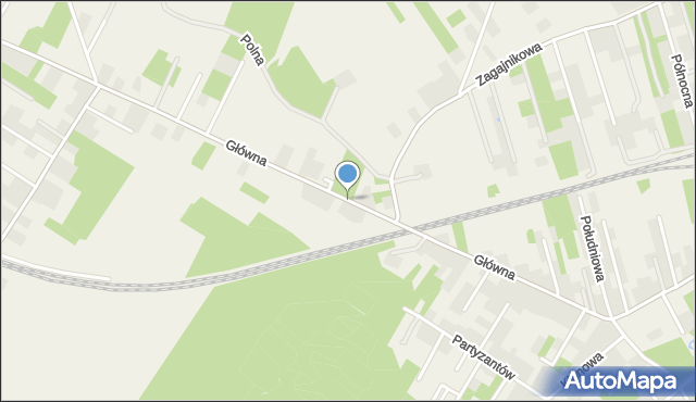 Kaletnik gmina Koluszki, Główna, mapa Kaletnik gmina Koluszki