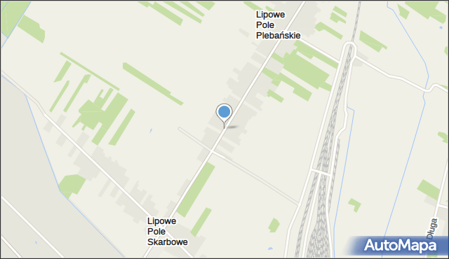 Lipowe Pole Skarbowe, Główna, mapa Lipowe Pole Skarbowe