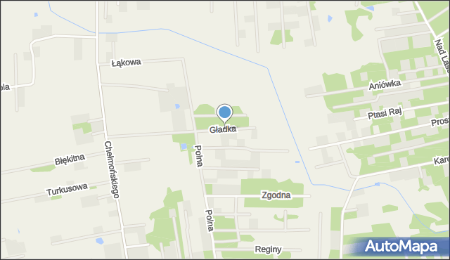 Żelechów gmina Żabia Wola, Gładka, mapa Żelechów gmina Żabia Wola