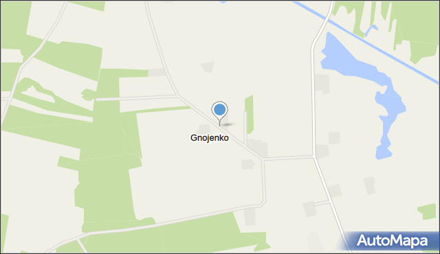 Gnojenko, Gnojenko, mapa Gnojenko