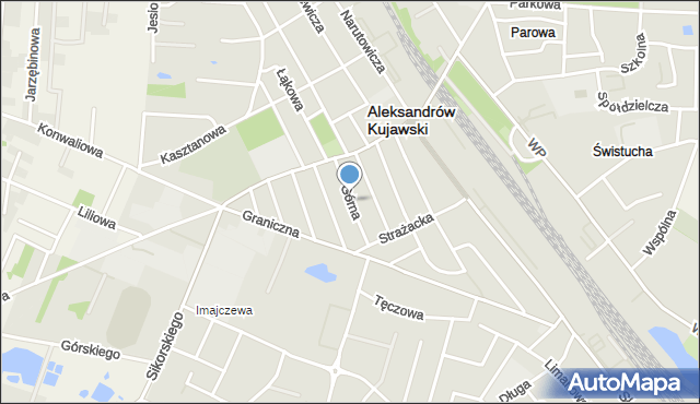 Aleksandrów Kujawski, Górna, mapa Aleksandrów Kujawski