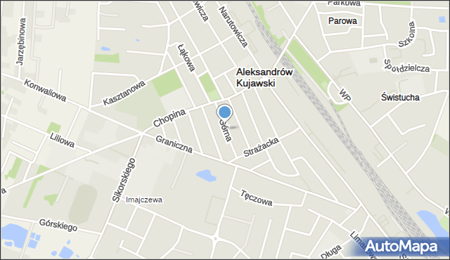 Aleksandrów Kujawski, Górna, mapa Aleksandrów Kujawski