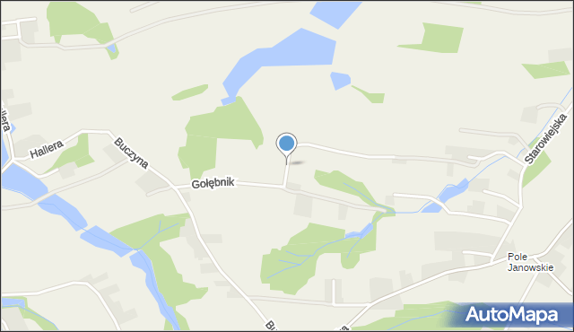 Bestwina, Gołębnik, mapa Bestwina