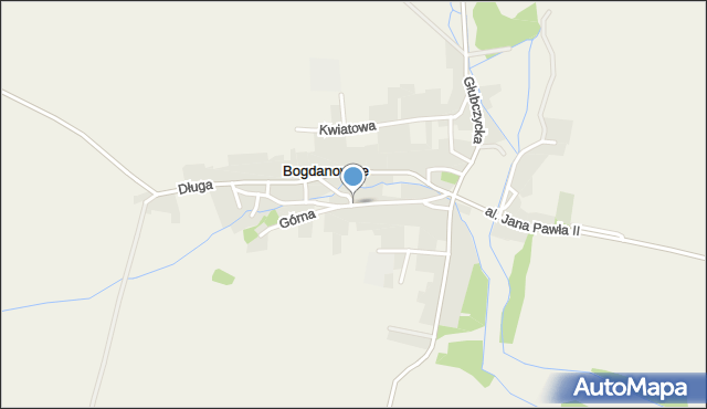 Bogdanowice, Górna, mapa Bogdanowice