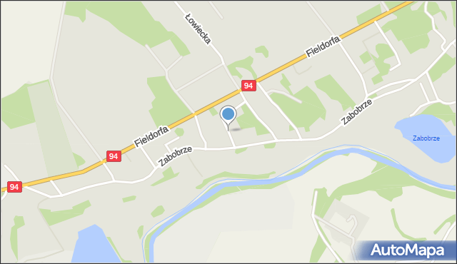 Bolesławiec, Górska, mapa Bolesławca