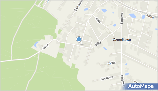 Czernikowo, Góry, mapa Czernikowo