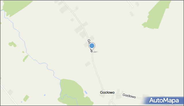 Gocłowo, Gocłowo, mapa Gocłowo