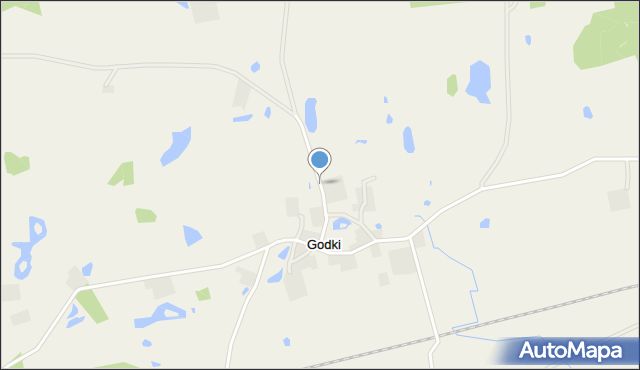 Godki, Godki, mapa Godki