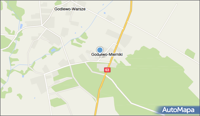 Godlewo-Mierniki, Godlewo-Mierniki, mapa Godlewo-Mierniki