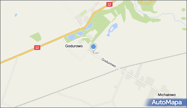 Godurowo, Godurowo, mapa Godurowo