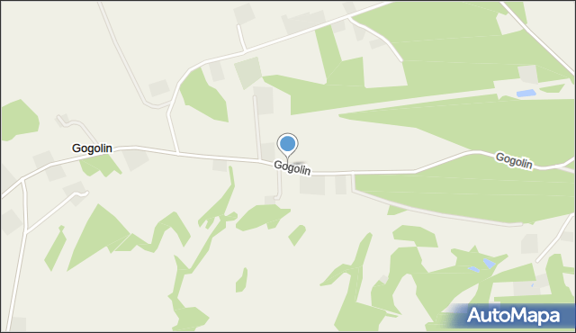 Gogolin gmina Grudziądz, Gogolin, mapa Gogolin gmina Grudziądz