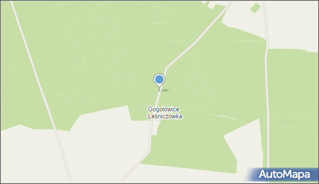 Gogołowice Leśniczówka, Gogołowice Leśniczówka, mapa Gogołowice Leśniczówka