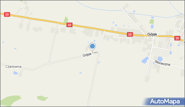 Gójsk, Gójsk, mapa Gójsk