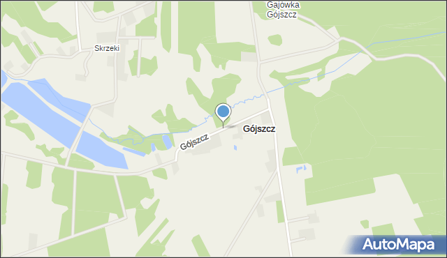 Gójszcz, Gójszcz, mapa Gójszcz