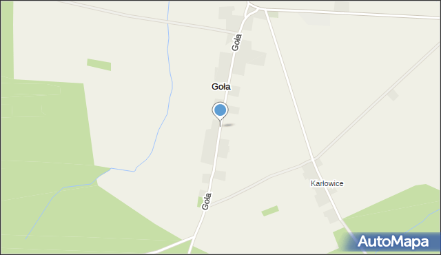 Goła, Goła, mapa Goła