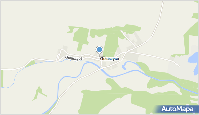 Gołaszyce, Gołaszyce, mapa Gołaszyce