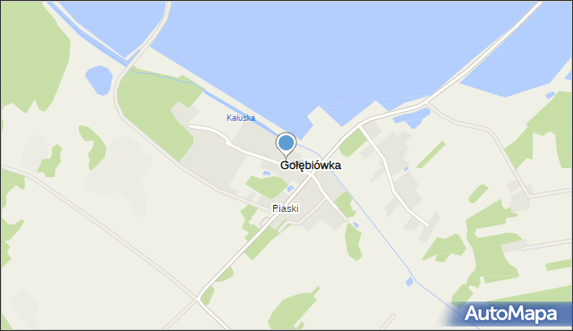 Gołębiówka gmina Kałuszyn, Gołębiówka, mapa Gołębiówka gmina Kałuszyn