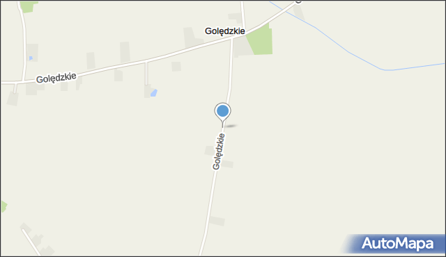 Golędzkie, Golędzkie, mapa Golędzkie