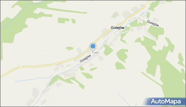 Golejów, Golejów, mapa Golejów