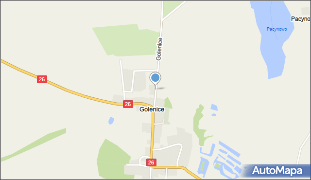 Golenice, Golenice, mapa Golenice