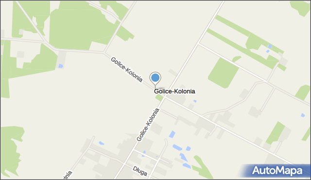 Golice-Kolonia, Golice-Kolonia, mapa Golice-Kolonia