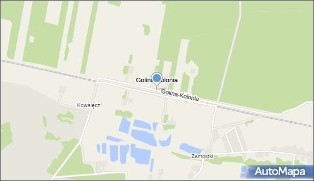 Golina-Kolonia, Golina-Kolonia, mapa Golina-Kolonia