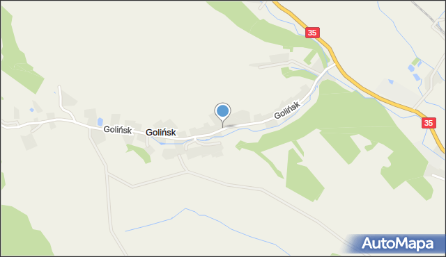 Golińsk, Golińsk, mapa Golińsk