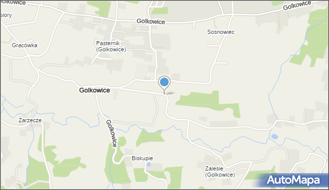 Golkowice, Golkowice, mapa Golkowice