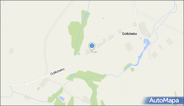 Gołkówko, Gołkówko, mapa Gołkówko